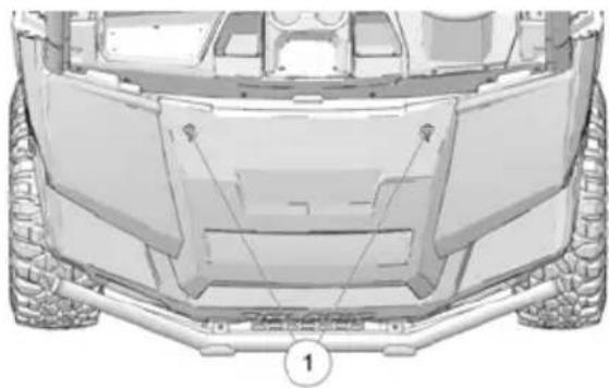 POLARIS Pro XD 4000D AWD (2019) - LOQUETS DE CAPOT - 1