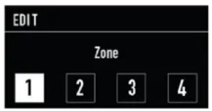 Studiologic SL Mixface - Zone Edit (éditer la zone) - 1