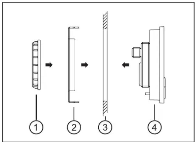 IFM EC0400 - Montage encastré - 1
