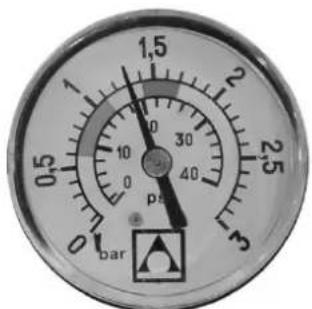 1,5 2 1 0 30 40 0,5 ps bar