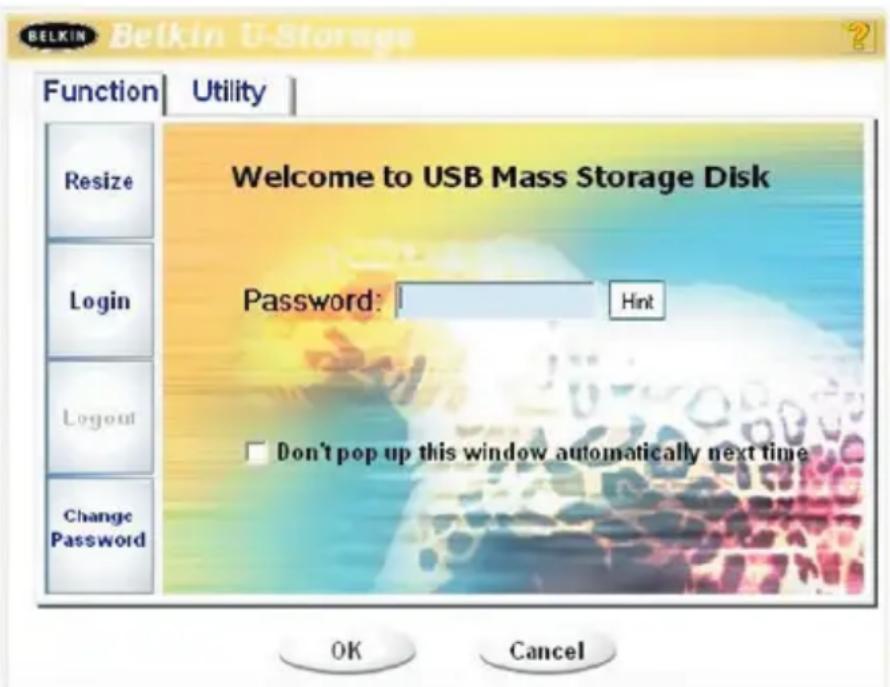 BELKIN F5U025TT128MB - Utilización del software (Belkin U-Storage) En la plataforma Windows (continuación) - 3