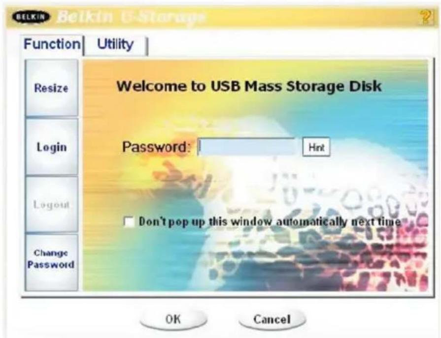 BELKIN F5U025TT128MB - Verwenden der Software (Belkin U-Storage) auf Windows-Plattformen - 3