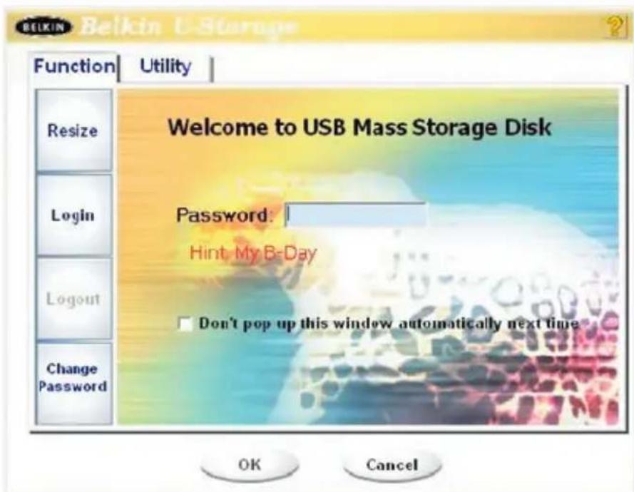 BELKIN F5U025TT128MB - Utilisation du logiciel U-Storage de Belkin sous la plate-forme Windows - 1