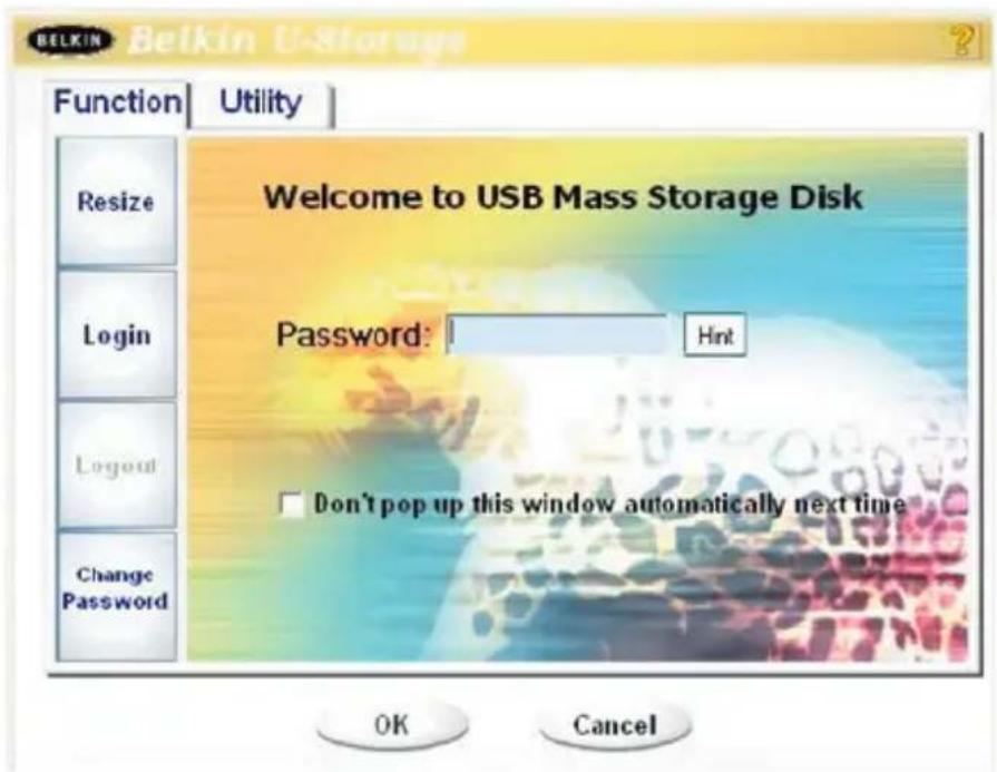 BELKIN F5U025TT128MB - De software gebruiken (Belkin U-Storage) op het Windows-platform (vervolg) - 4