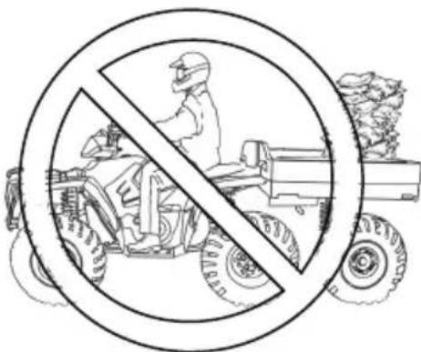POLARIS Sportsman Big Boss 6x6 (2013) - Avertissements de sécurité Chargement incorrect - 1