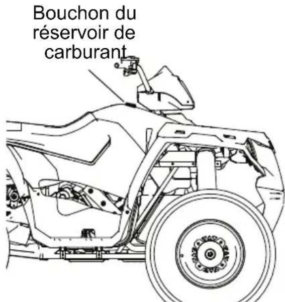 POLARIS Sportsman Big Boss 6x6 (2013) - Bouchon du réservoir de carburant - 1