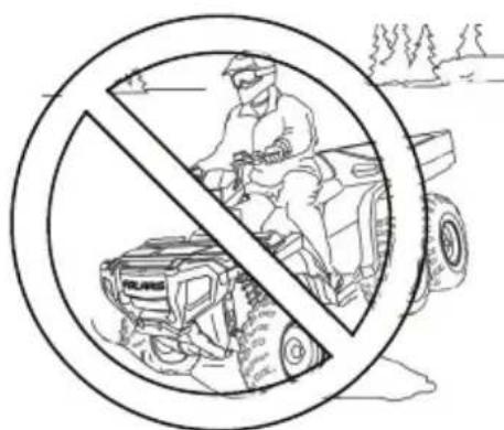 POLARIS Sportsman Big Boss 6x6 (2013) - Conduite sur les plans d'eau gelée - 1