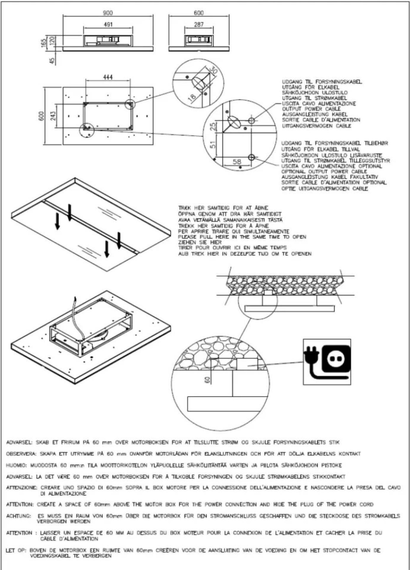 EICO Hamlet 60 N SM ECO - CEILING STRIPE 75/45 - 26