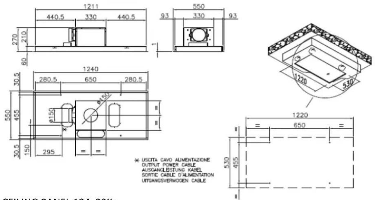 EICO Hamlet 60 N SM ECO - CEILING PANEL 124 - 1