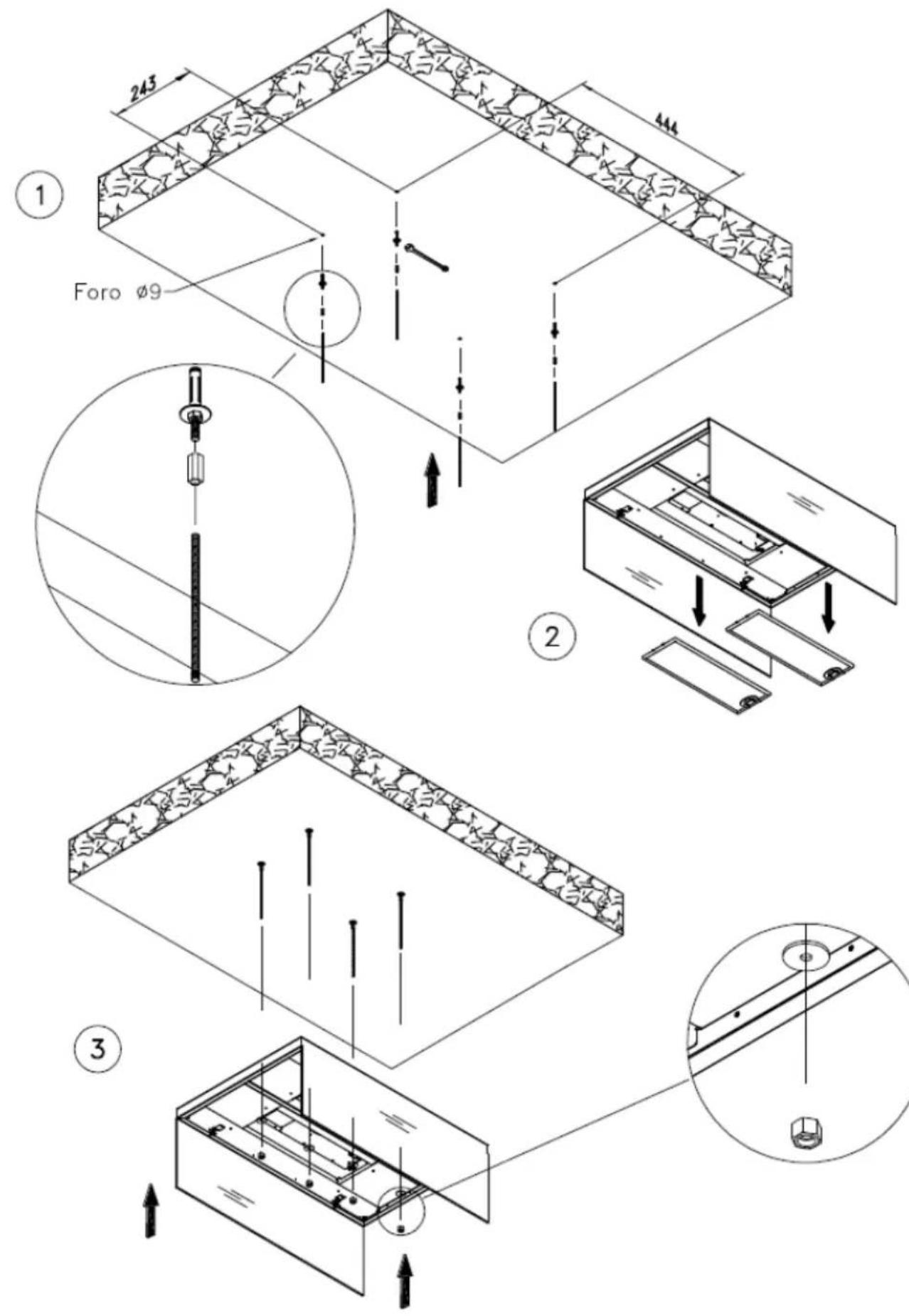 EICO Hamlet 60 N SM ECO - CEILING STRIPE 75/45 - 27