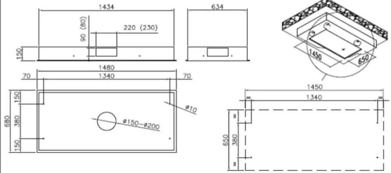 EICO Hamlet 60 N SM ECO - CEILING STRIPE 75/45 - 14