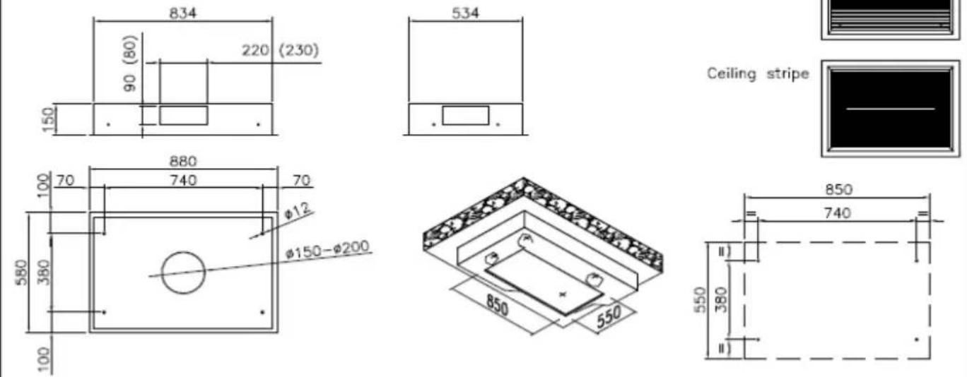 EICO Hamlet 60 N SM ECO - CEILING STRIPE 75/45 - 13