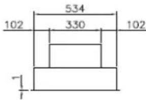 EICO Hamlet 60 N SM ECO - CEILING STRIPE 75/45 - 19