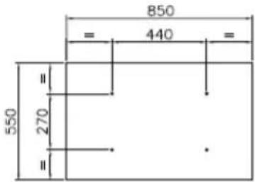 EICO Hamlet 60 N SM ECO - CEILING STRIPE 75/45 - 22