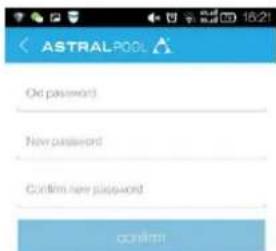 ASTRALPOOL EvoLine - 7). Benutzerpasswordändern - 1