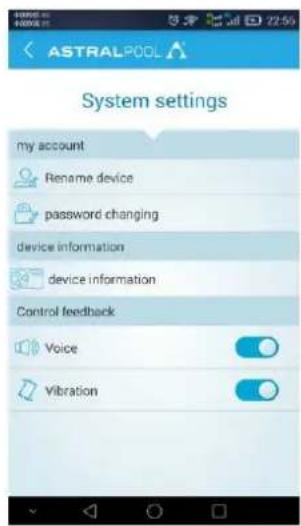 ASTRALPOOL EvoLine - Funcionamento de la APP - 12