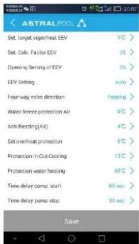 ASTRALPOOL EvoLine - Funcionamento da APP - 8