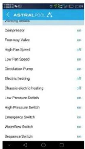 ASTRALPOOL EvoLine - Fonctionnement de l'application - 6