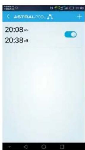 ASTRALPOOL EvoLine - Funzionamento dell'APP - 4