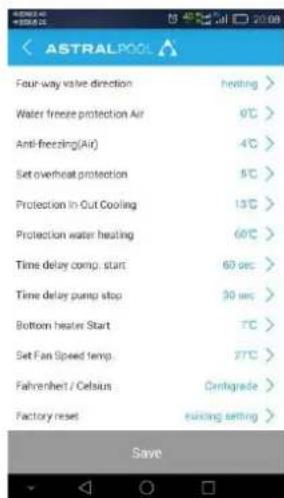 ASTRALPOOL EvoLine - Funcionamento da APP - 9
