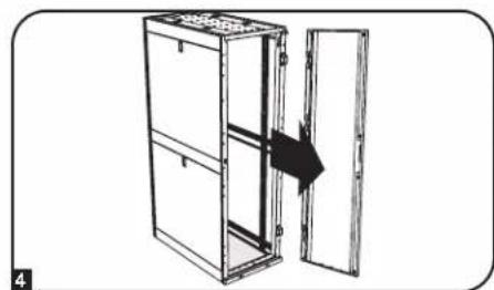 Tripp Lite SmartRack SR42BMDEXPNDNR3 - Invirtiendo la Puerta Frontal (continuación) - 2
