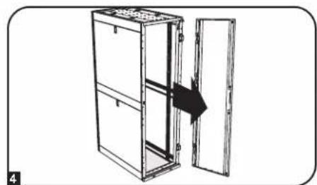 Tripp Lite SmartRack SR42BMDEXPNDNR3 - Inversion de la porte avant (suite) - 2
