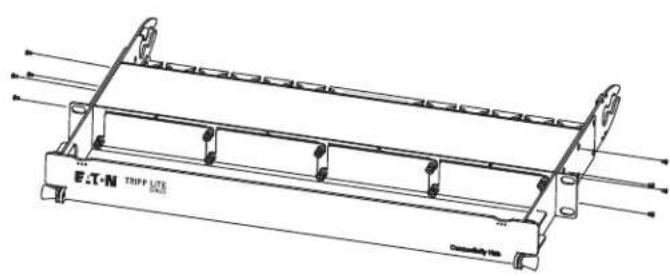 Tripp Lite N48400U - Mounting the Enclosure: - 1