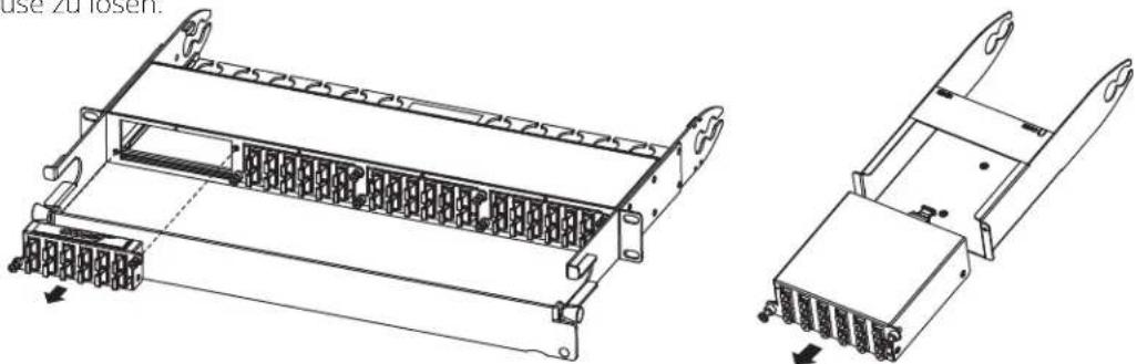 Tripp Lite N48400U - Einsetzen/Entfernen von Kassetten - 1