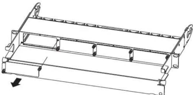Tripp Lite N48400U - Einfugen/Entfernen Blanking Panels (Abdeckplatten): - 1