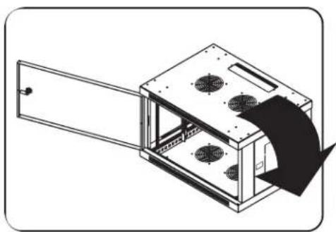 Tripp Lite SmartRack SRW9U - Reversing the Enclosure - 1