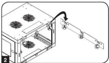 Tripp Lite SmartRack SRW9U - Wall Mounting the Enclosure - 2