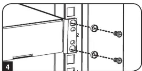 Tripp Lite SmartRack SRW9U - To Remove Cage Nuts, Reverse Steps 1-3 - 4