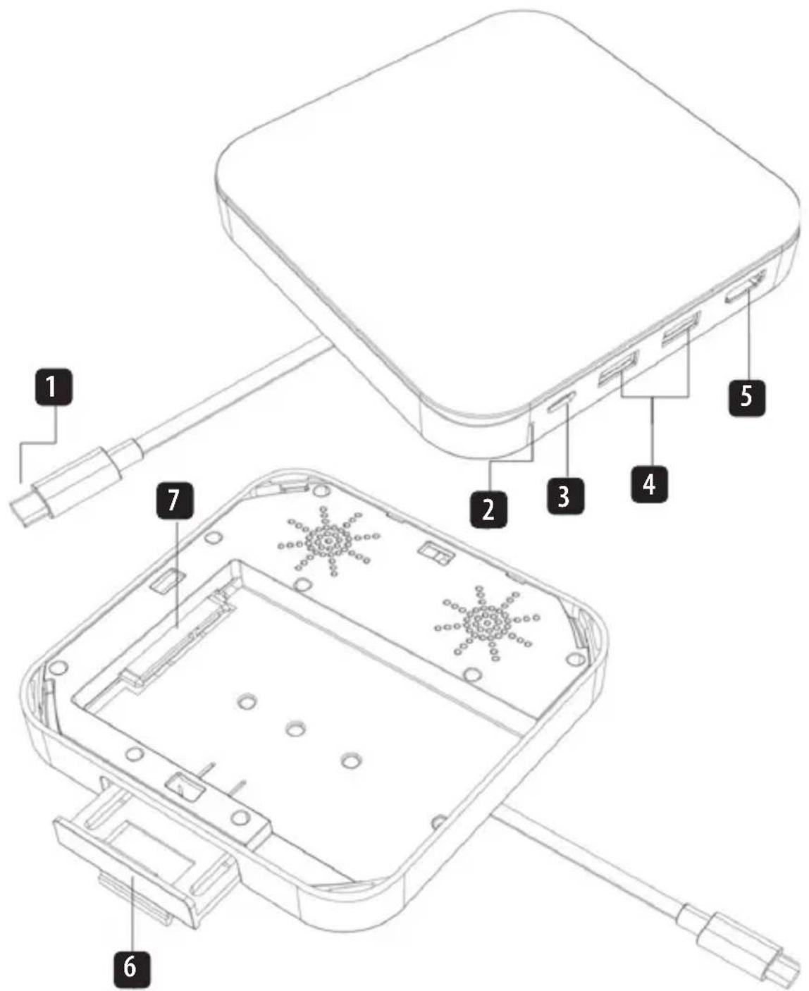 Tripp Lite U442DOCK17GY - KpaTkoe onncanHe n3dennr - 1