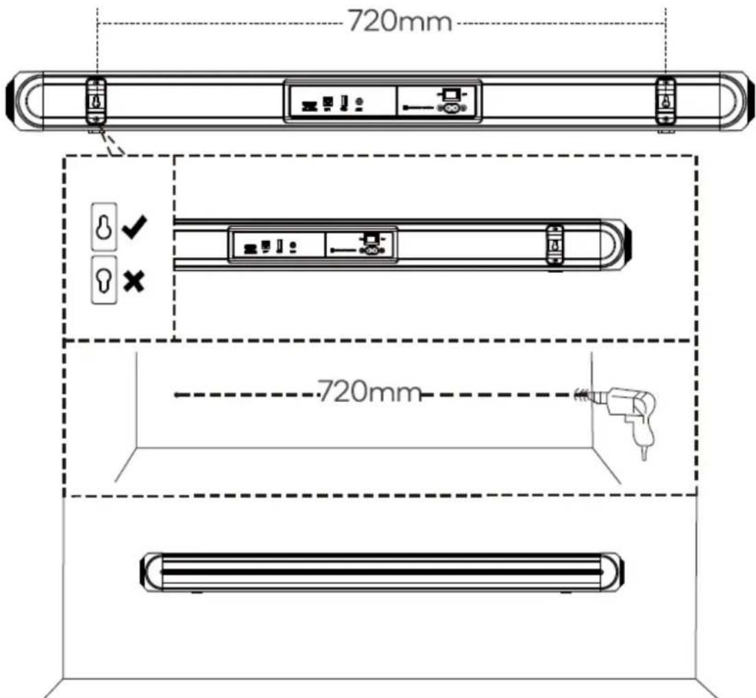 CONTINENTAL EDISON CEBDS6022B3 - Installation murale de l'appareil - 1