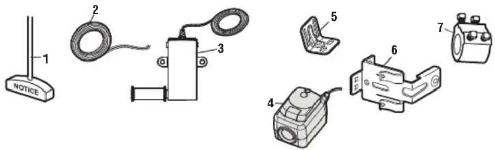 LIFT-MASTER 8500WMC - Pieces d'installation - 1
