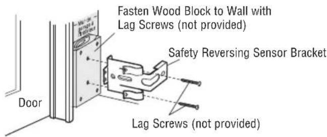 LIFT-MASTER 8500WMC - OPTION B: Wall Installation - 1