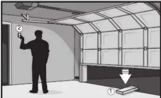 LIFT-MASTER 8500WMC - Pruebe que la puerta funciona correctamente: - 1