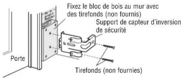 LIFT-MASTER 8500WMC - OPTION A: Installation des rails (recommende) - 2