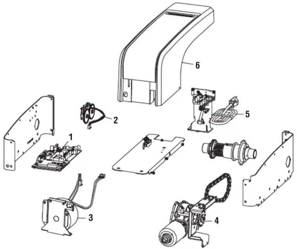 LIFT-MASTER 8500WMC - Pièces détachées - 1