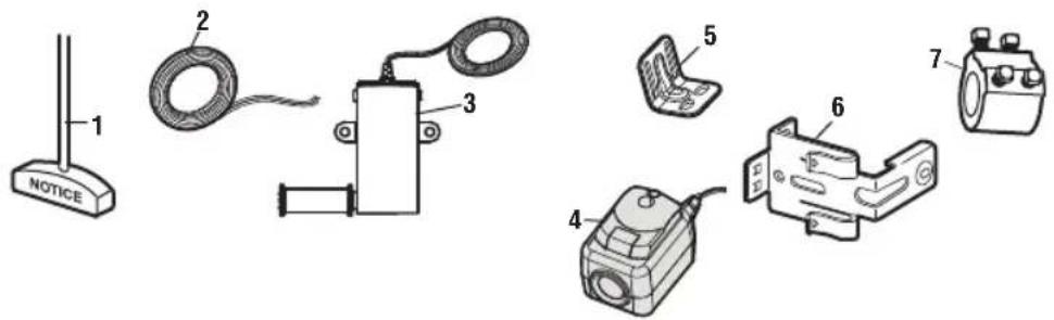 LIFT-MASTER 8500WMC - Installation Parts - 1