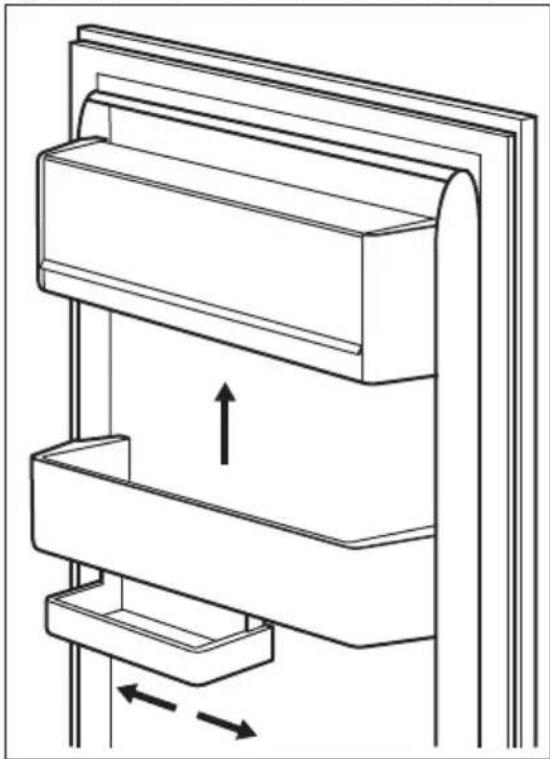 Küppersbusch FK2500.0i - Mise en place des balconnets de la porte - 1