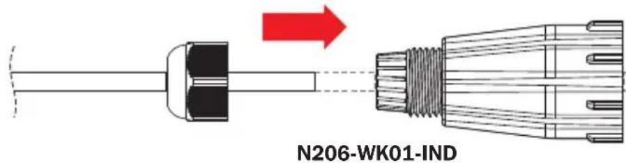 Tripp Lite N206FP01IND - Industrial Bulkhead Coupler Installation (N206-BC01-IND, U325-000-IND, P569-000-FF-IND and N455-BC01-IND) - 2