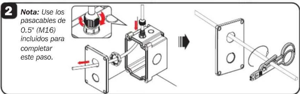 Tripp Lite N206FP01IND - Instalación de Conector Industrial Keystone (N206-KJ01-IND) - 2