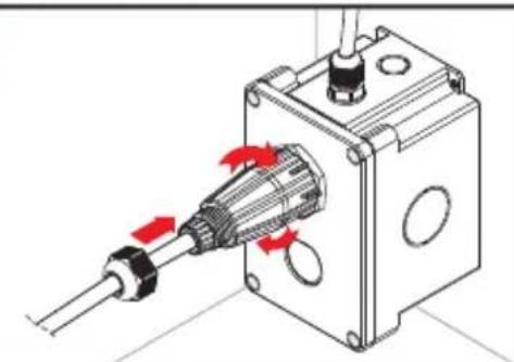 Tripp Lite N206FP01IND - Industrial Bulkhead Coupler Installation (N206-BC01-IND, U325-000-IND, P569-000-FF-IND and N455-BC01-IND) - 5