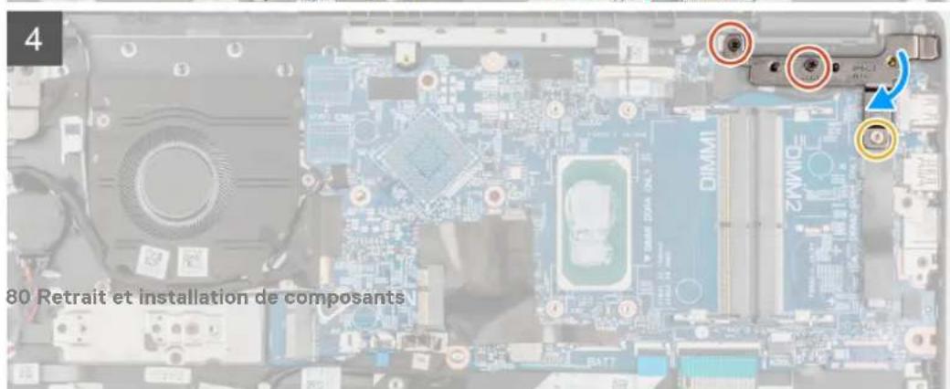 DELL Latitude 3520 - Figure 4. Connecteurs de la carte système - 5