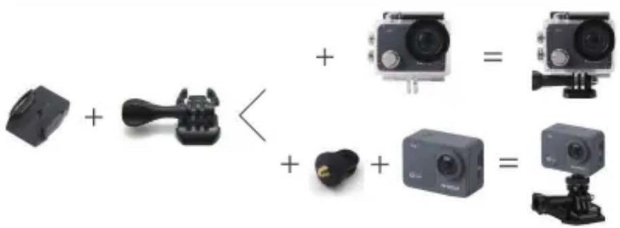 Akaso V50 X - MOUNTING YOUR CAMERA - 2