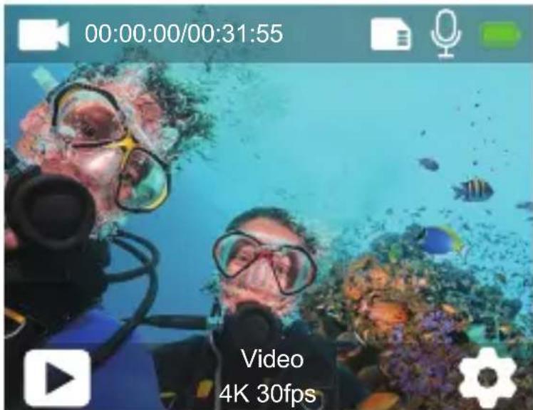 Akaso V50 X - Video Modus - 1