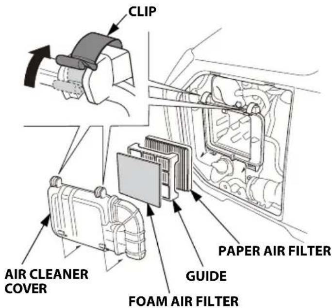 Honda EU32i - AIR FILTER CHECK - 2