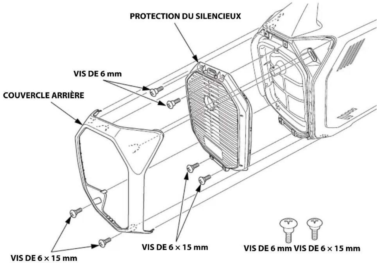 Honda EU32i - Entretien du pare-étincelles - 1
