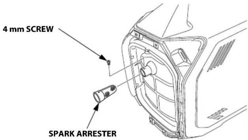 Honda EU32i - SPARK ARRESTER SERVICE - 2